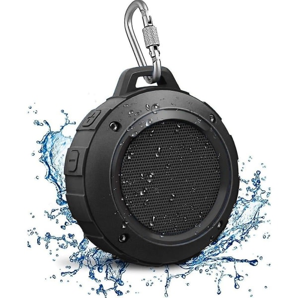 IC Mini Bærbar Mobiltelefonkort Subwoofer - Sort