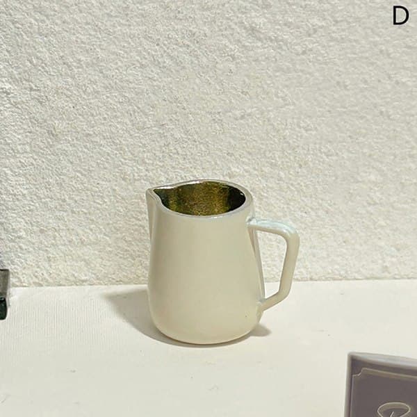 IC 1:12 Dockhus Kaffekopp Dockhus Mini Vattenkokare Modell Dockhus Aprikos