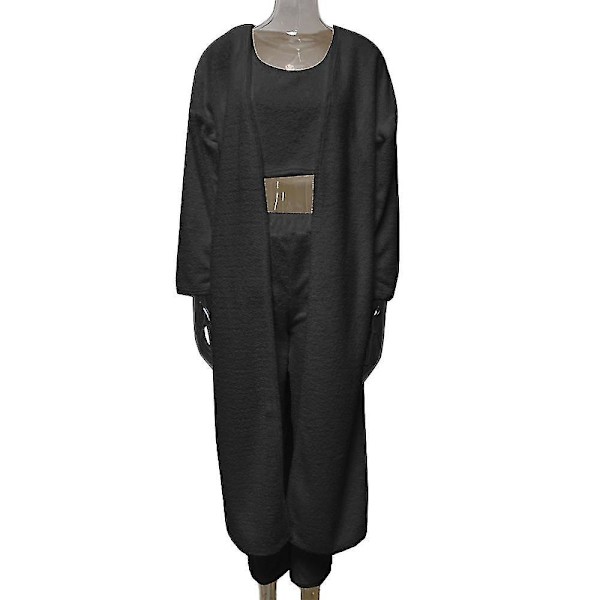 Teddy Lounge Wear Set Dame 3-delt Treningsoverall Svart