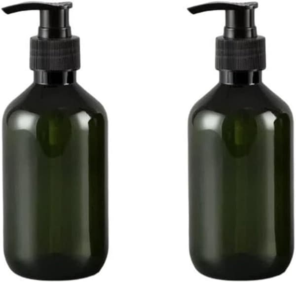2 - stykker - 300ml - pumpeflaskedispenser - Shampoo Dispenser - Genanvendelig - Sæbepumper - sæbedispenser - Shampoo Dispensere - beholder