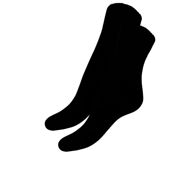 Tyylikkäät sukat kestävää bambua - optimaalinen mukavuus! Black Svart