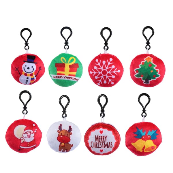 Pompom Nyckelring Handväska Ornament Julfest Dekor IC