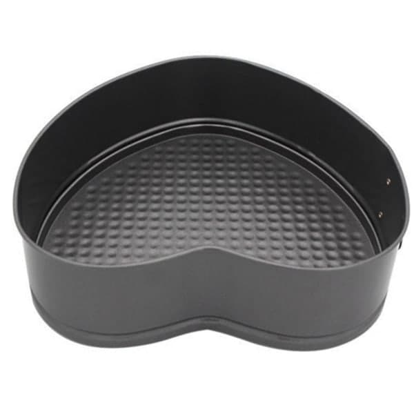 IC Mini Hjärtformad Bakform Hjärtformad Springform Liten, Non-Stick Belagd, Läcksäker, Bakform