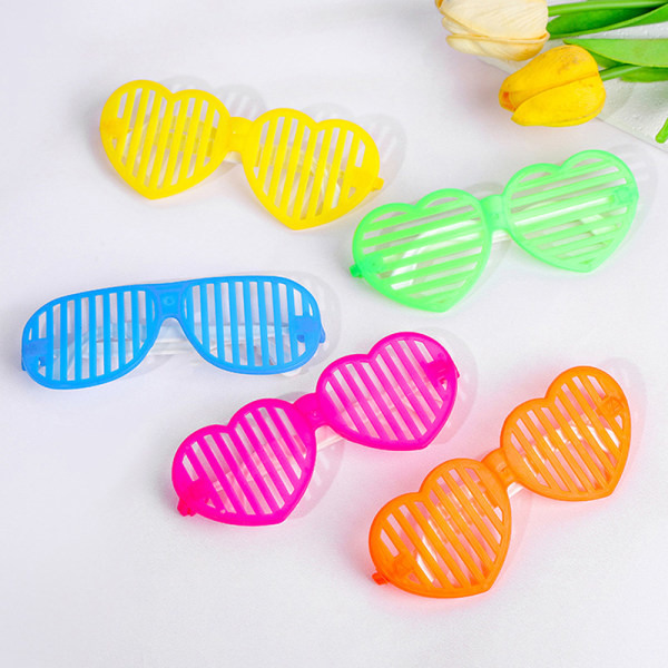 IC 10 ST Färgglada Shutter Shades Glasögon Barn Makeup Party Favors