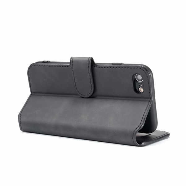 IC iPhone 7/8 Mobilskal PU-läder Svart