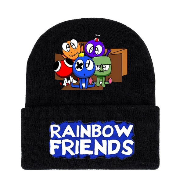 IC Roblox Rainbow Friends Strikket Hat Kold Vinter Varmt Hat e Spil