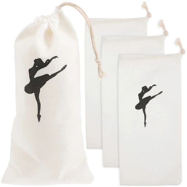 4 stk. spidssko-tasker Balletsko-tasker Dansesko-pose Balletsko-pose Ballettilbehør