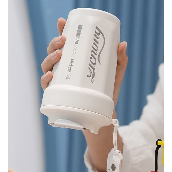 IC Kaffekopp 316 Rostfritt Stål Isolering Koppar Utomhus Högkvalitativ Manlig Och Kvinnlig Student Bil Vattenkopp Presentkopp Vit 480ml
