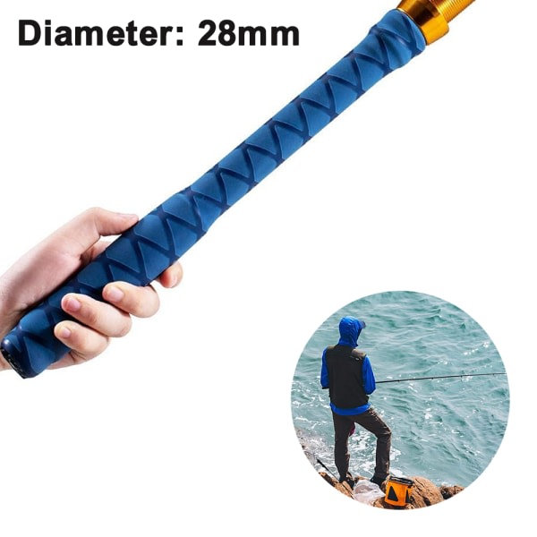 IC Fiskespöstrumpa Fiskespöskydd Flätad Mesh Spö 1m*28mm