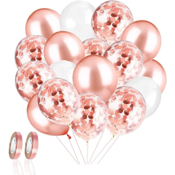 IC 60 stk ballongkonfettiballoner, 12\"