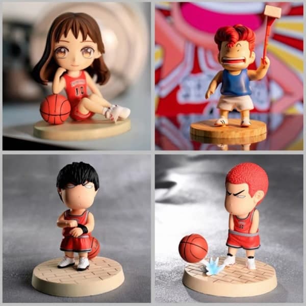 IC Q-version Anime Slam Dunk Figur Sakuragi Flower Road Rukawa Ma A4