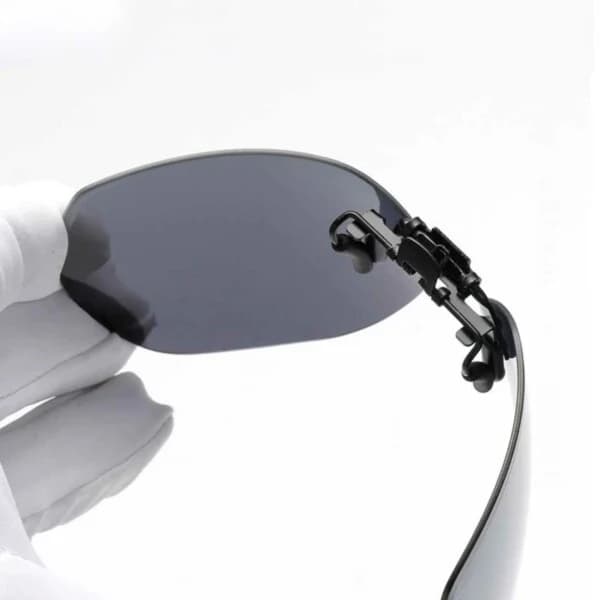 Clip-on Solbriller for Briller - Brun brown