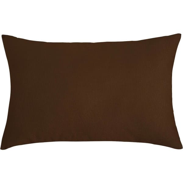 IC Pudebetræk i bomuld, 12\" x 18\", kaffe