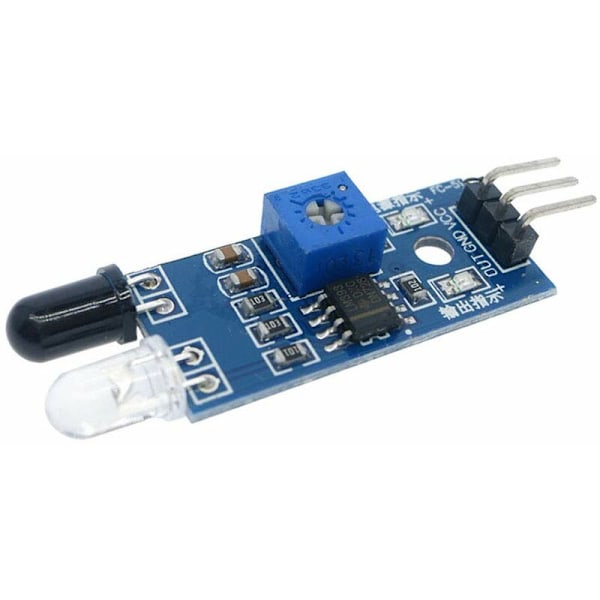 10 stk. Infrarød Hindring Undgåelse Sensor Modul til Arduino Smart Bil Robot 3-leder Reflekterende Fotoelektrisk til Arduino Smart Bil Robot