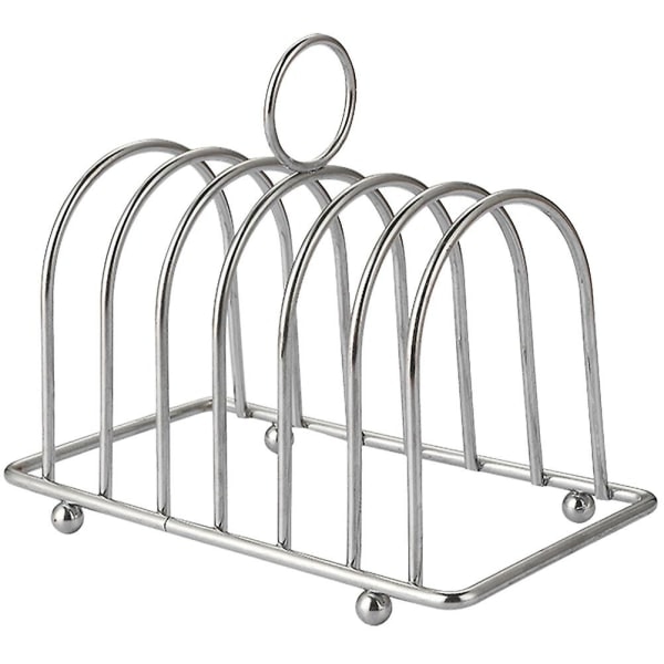 Ristet brødholder i metalplade brødholder Desktop plade ristet brødholder Køkkenudstyr 14,5x8 cm 14.5x8cm