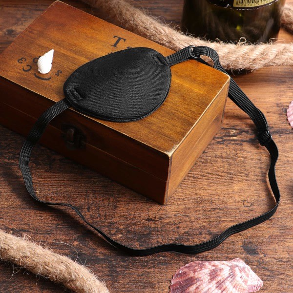 IC 2 stk Øyelapp Cosplay Øye Justerbar Pirat Øyelapp for Barn