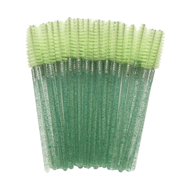 IC Crystal Wand Mascara Brush All Green - 50 kpl.