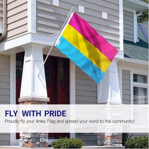 IG 90 * 150 cm Transgender Flagga, Double Gender Flag, Pan-gender