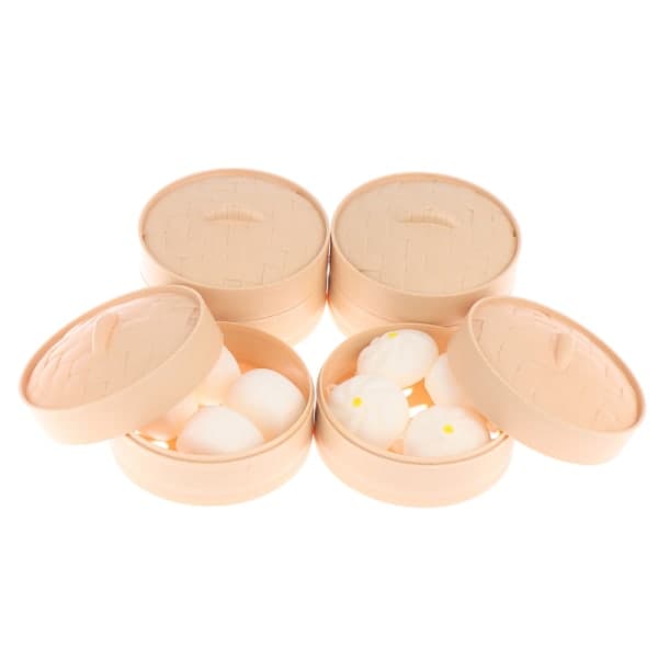 IC 1Set ångad fylld bulle Antistress Slow Rebound Parodileksak Vit 4#