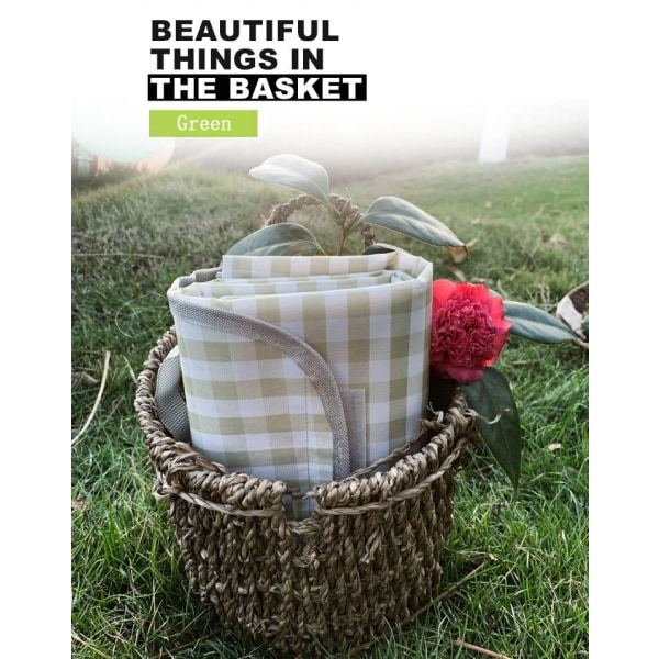 IC Picknick-matto, Ranta-peitto, Kosteusmatto, Vihreä Mesh, 1,5*2m