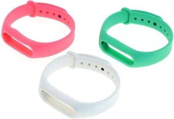 Silikoneremme - Passer til Xiaomi Mi Band 2 - 1 sæt med 3 stk.