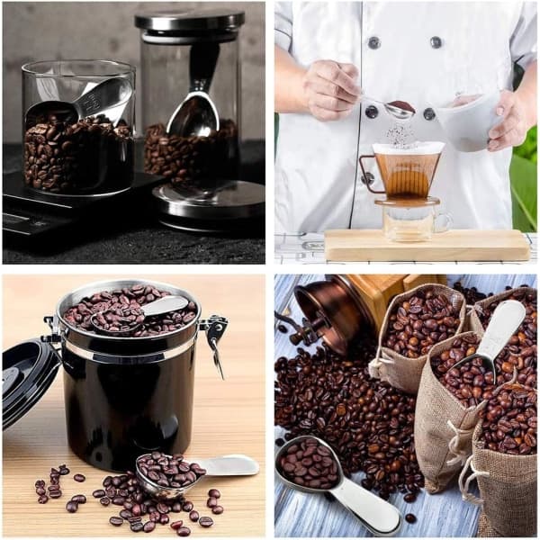 IC Kaffeske-sæt, 2 dele rustfrit stål kaffeskeer, 15ML