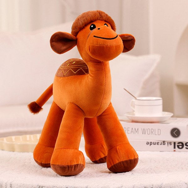 IC 25CM e Cartoon Kameler Plyschleksaker och Gosedjur Leksaker för Chi Brown