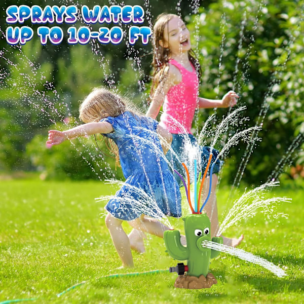 Sprinklerleksak för barn, kaktussprinkler, vattenleksak, sprinkler, trädgård, barn, sprinkler för utomhusbruk, trädgård, vattenleksak för sommaren Watering cactus