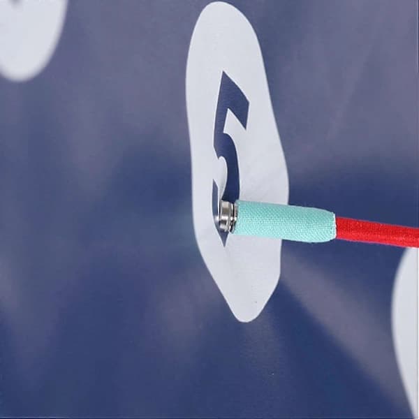 Fencing Target Training Wall-Mounted Training Board 33x33 cm Dark Blue Skill Improvement Tool for Adults and Children
