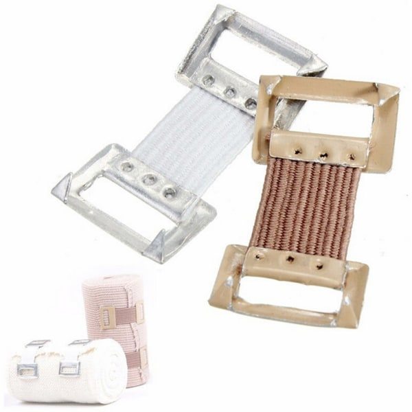 IC 50 stk utskiftbare elastiske bandasjeklemmer Stretch Metal Clips Fixa Coffee one size