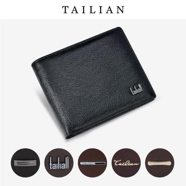 IC Business Men Slim Plånbok Man PU Läder Plånbok Man Klassisk Design