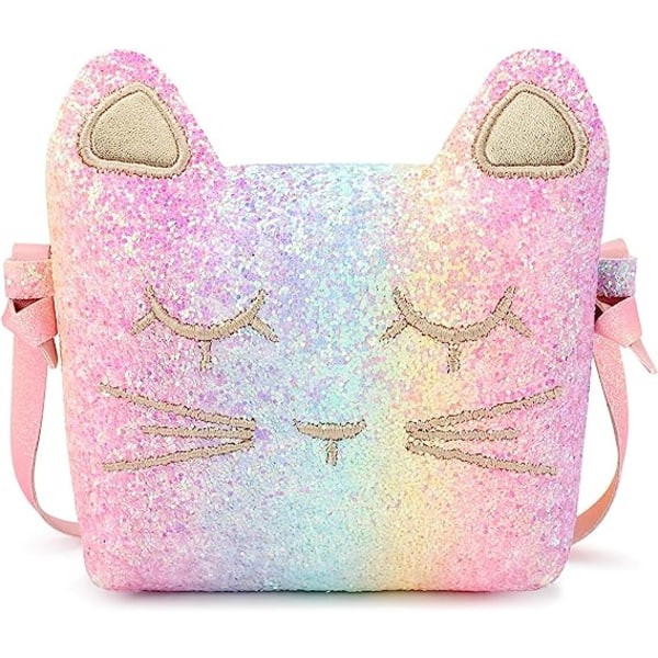IC Kattväska för barn för små flickor Småbarn Plånbok Crossbody-väska