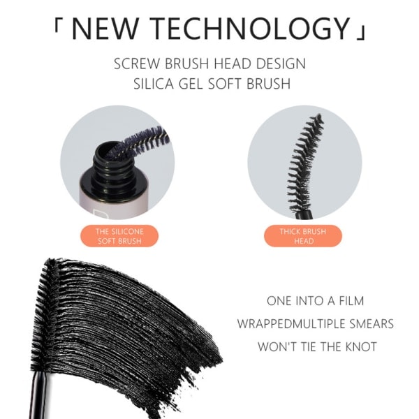 IC Vandfast og klumpfri mascara, tuben er lavet af Brown