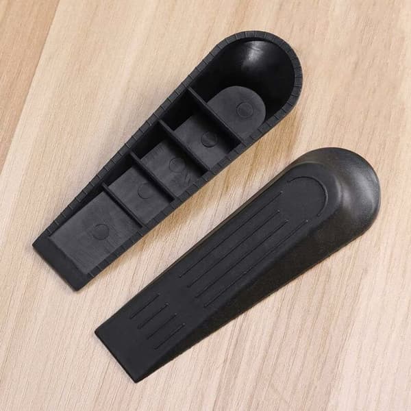Dørstoppere, 6 stk, Heavy Duty Dørstoppere i Nylon, Plast