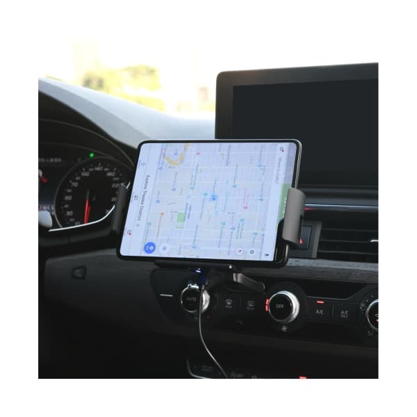 IC Trådlös Billaddare för iPhone Samsung Galaxy Z Fold 2 3 4 Automatisk Bilhållare