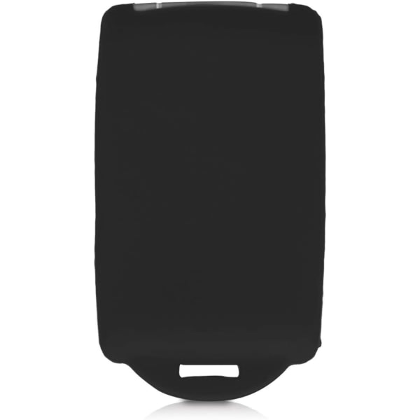 Bilnøgletilbehør kompatibelt med Renault Smart Key 4-knapper (kun Keyless Go) - Blødt silikoneetui med nøgleringsspids - Sort IC