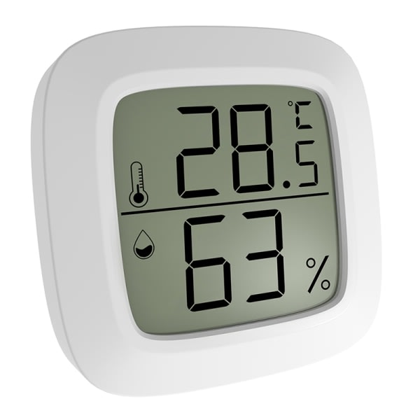 Innendørs termometer LCD digital romhygrometer måler 1(Celsius)