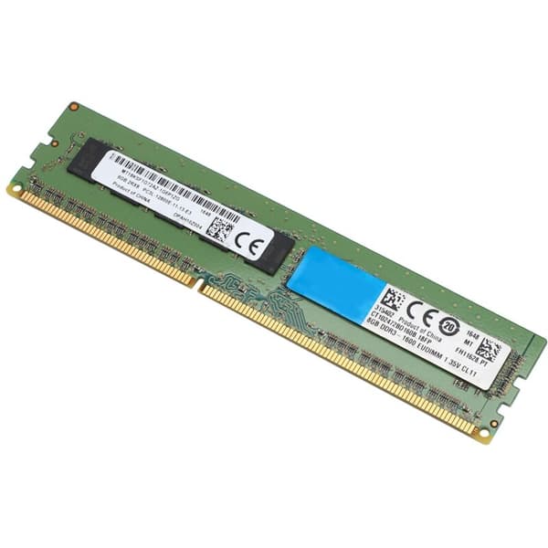 8GB RAM Hukommelse 2RX8 1.35V DDR3 PC3L-12800e 1600MHz 240 Pin ECC Ubufferet til Server Workstation