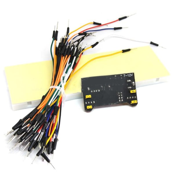 IC 1set mb102 högkvalitativ breadboard power 830 poäng 65 j MB102