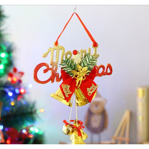 Julgransdekoration Merry Christmas Bowknot Bells Jinyang