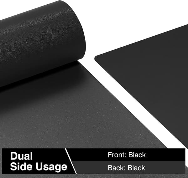 80×40 cm - Sklisikkert skinnunderlag - Vanntett tastaturmatte for bærbar PC - Stor musematte - Egnet for kontor/soverom