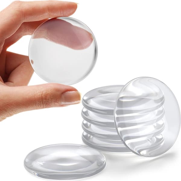 pieces - Transparent - Door clip - bumper block - suitable - shower doors - glass doors - cabinet doors - table corners - refrigerator