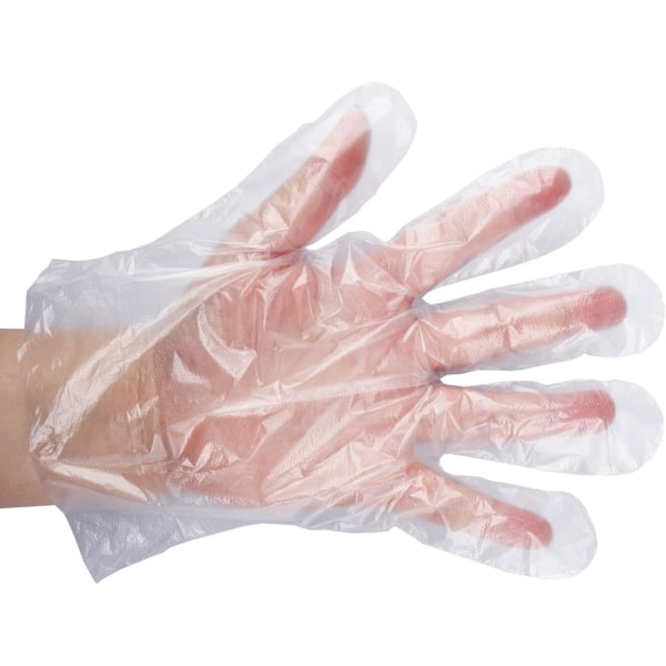 Materialhåndtering, 1200 st Plast PE Poly Handskar for Ki,ZQKLA