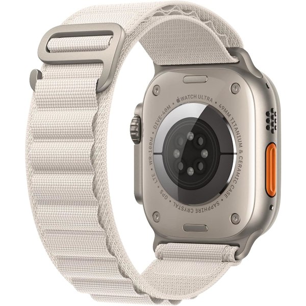 IC Kompatibelt Apple Watch Armbånd Ultra 49mm 45mm 44mm 42mm 41mm 40mm 38mm, Robust Nylon SportsiWatch Serie 8/7/6/5/4/3/2/1/SE/Ultra Kvinder Mænd