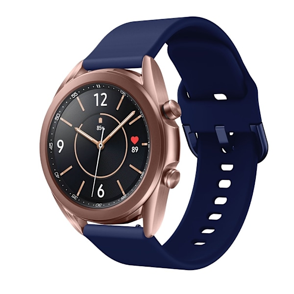 Silikonerem til Smartwatch (20mm) - Mørkeblå 15