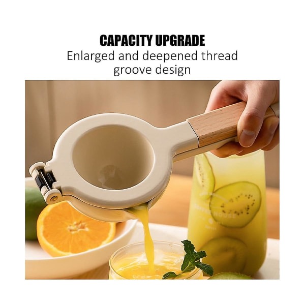 IC Manuel Citronpress Saftpresser Metal Juice Extractor Mini Juice Food Blender Bærbar Citronpress