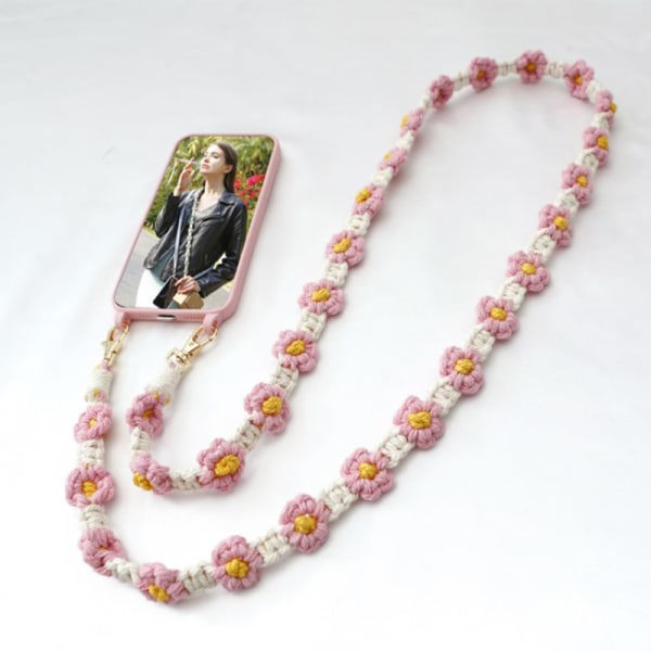 IC 1st Bohemia Handgjord Small Daisy Bag Chain Mobiltelefonrep Br grön