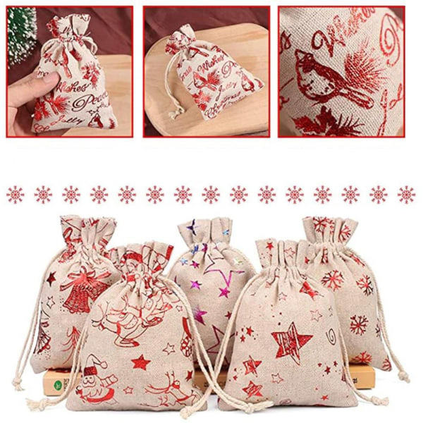 24 DIY-julklappspåsar för adventskalender
