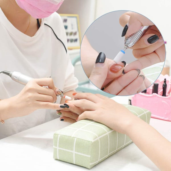 IC 45 delar Nagelborrspets Set, Diamantborr Polering Fil Nagel Rosa