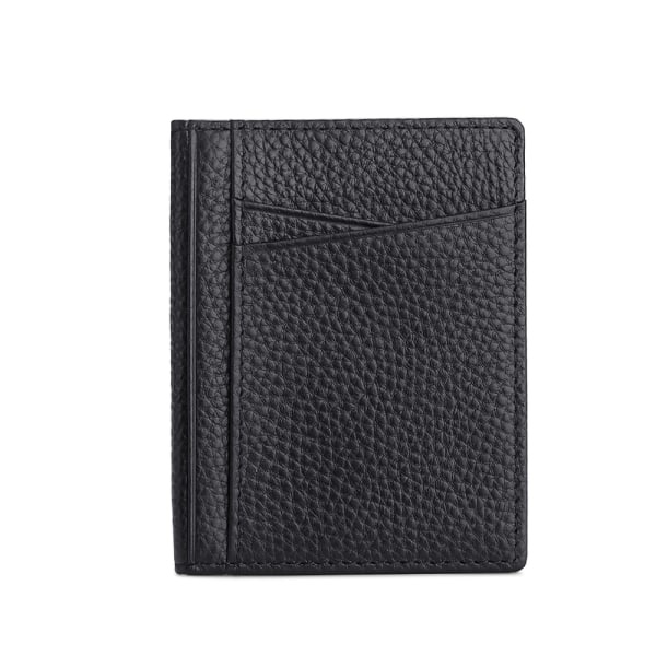 IC Plånbok i konstläder 10,5x8x0,3cm - Svart